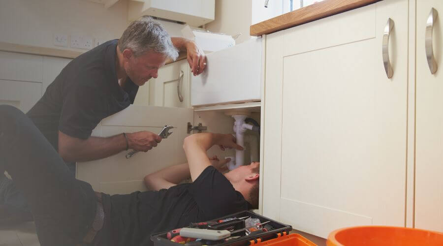 Professional burst pipe repair services in Potwin, KS
